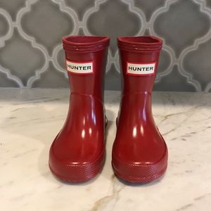 Hunter ‘First Gloss’ Rain Boot - Size 4